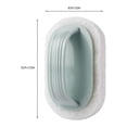 thumbnail image 3 of Iodue Cleaning Brush Solid Color Striped Handle Cleaning Brush Sponge Wipe Tile Kitchen Cleaning Sponge Wipe Decontamination Scouring Brush, 3 of 4
