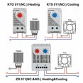 thumbnail image 4 of Switch Thermostat Compact Mechanical Light Grey Temperature Controller Thermostatic Bimetal Heat And Cool Combined, 4 of 8