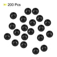 thumbnail image 3 of Unique Bargains Perles de Pêche Rondes en Plastique 5 mm Outil d'Attirail Noir 200 Pcs, 3 of 5