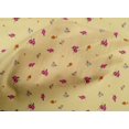 thumbnail image 4 of oneOone Cotton Cambric Fabric Leaves & Flower Floral Print Fabric BTY 56 Inch Wide, 4 of 4