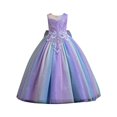 thumbnail image 1 of Robe de Fille pour Occasions Spéciales Sans Manches Robe de Bal Robes Robe en Tulle Robe de Fête pour Tout-Petite Fille pour Filles 9-10 Ans, 1 of 6
