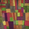 thumbnail image 1 of Ahgly Tapis d'Intérieur Lavable en Machine Carré Transitionnel Brun Doré Foncé, 7 Pieds Carré, 1 of 7