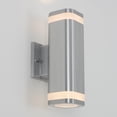 thumbnail image 3 of Artika Mettle LED Integrated Wall Light - Silver, 3 of 8