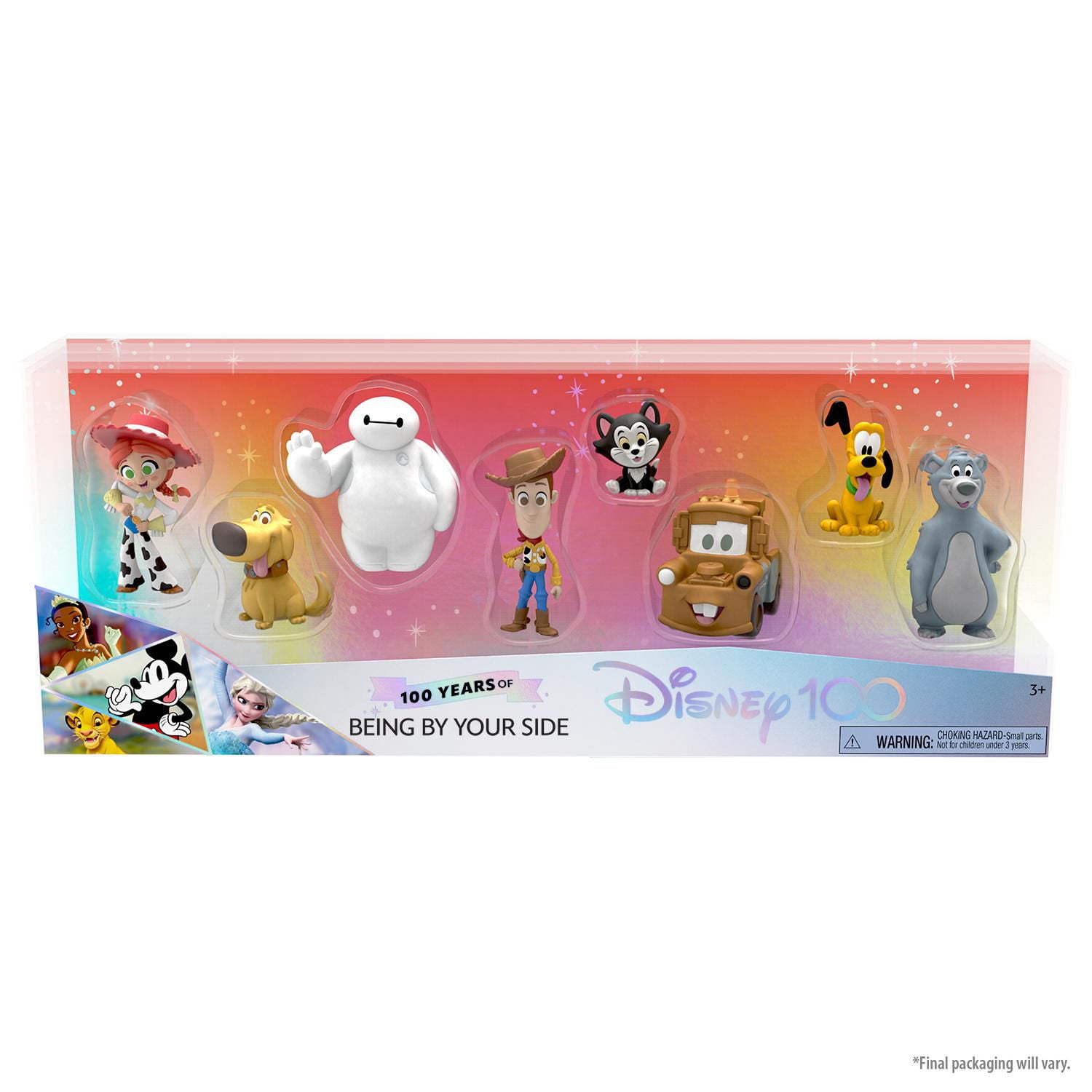 Collection Fêtant Disney100 Années A Tes Côtés Ensemble de 8 Figurines Edition Limitée