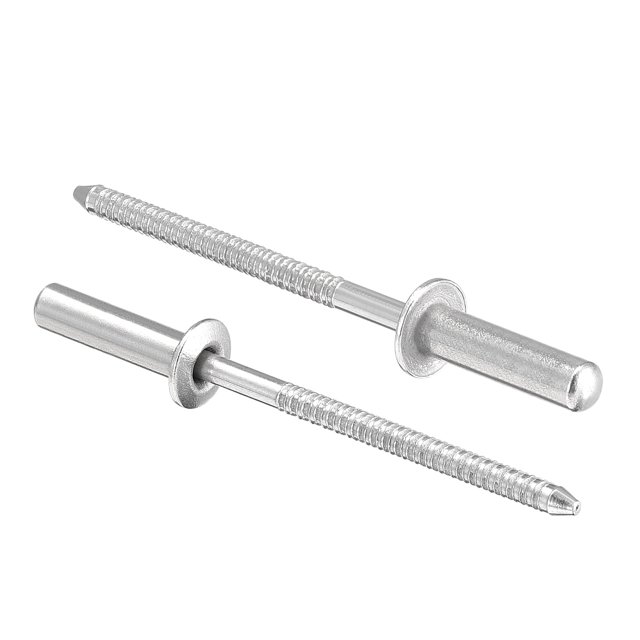 Unique Bargains 3.2mm x 13mm 304 Stainless Steel Blind Rivets 50 Pack