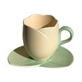 thumbnail image 1 of Suncoda Cup, Ceramic Coffee Cup and Saucer Set Home Restaurant Tea Cup Flower Tea Cup, 1 of 5