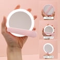 thumbnail image 4 of TopLLC Compact Miroir avec Lumière Miroir de Poche à DEL avec Port de Chargement USB Mini Miroir pour Sac à Main Poche Voyage et Cadeau Miroir Compact, 4 of 8