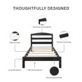 thumbnail image 4 of Better Homes & Gardens Leighton Twin Size Bed Frame for Bedroom, 4 of 9