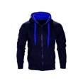 thumbnail image 1 of UKAP Ensemble de Survêtement à Manches Longues pour Hommes Sweat à Capuche Color Block Ensemble de Jogging de Gym Style-F m, 1 of 2