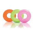 thumbnail image 3 of Intex 59260EP Colorful Transparent Inflatable Swimming Pool Tube Raft (4 Pack), 3 of 10