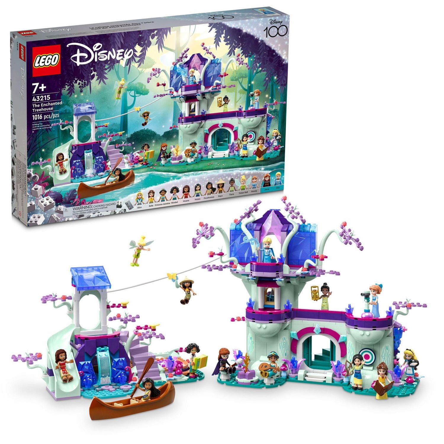 LEGO Disney Classic La cabane enchantée dans l’arbre 43215 Ensemble de construction (1016 pièces)