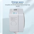 thumbnail image 3 of Prise Intelligente Extérieure, Prise Maison Intelligente IP55 Étanche Résistance aux Intempéries Application Télécommande Prise de Courant pour Salle de Bain Extérieur, 3 of 8