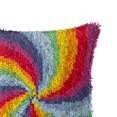 thumbnail image 4 of Kit de Crochet DIY Housse de Coussin Tapis Fabrication de Broderie Kit Arc-en-Ciel, 4 of 9