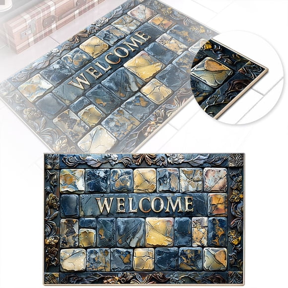 3D Floral Print Doormat Set Modern Bath Rug And Entryway Carpet With High Absorbency Machine Washable Floor Mat For Bathroom Front Door Indoor D Heating Blanket Blanket Comforter Twin Blankets for Bed
