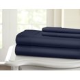 thumbnail image 2 of 1200 Thread Count 100% Cotton Solid Sheet Set (California King, Navy), 2 of 2