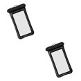 thumbnail image 4 of maskred Waterproof Phone Case Universal Cellphone Dry Bag Protection Accessory Black 2Set, 4 of 6