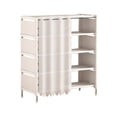 thumbnail image 2 of EGNMCR Shoe Rack for Closet Multi-layer Shoe Rack Dusts-proof Stackable Shoe Rack Storage Rack Sturdy Metal And Plastic Material Ideal For Closets Bedrooms Hallways Living Rooms Plastics shoe rack, 2 of 6