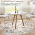 thumbnail image 2 of x Area Rug Living Room Rugs Washable Neutral Modern Abstract Soft Thin Large Rug Indoor Floor No Slip Rug Carpet for Bedroom Under Dining Table Home Office Decor Grey, 2 of 6
