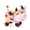brown, variant on Cute Cartoon Little Color Cow Doll 28cm Super Soft Calf Plush Toy with Scarf Kawaii Bull Doll Great Gifts white