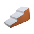 thumbnail image 1 of S SERENABLE Dog Stairs Ramp 3 Steps Portable Elegant Pet Steps for Pet Accessories Puppy Orange, 1 of 9
