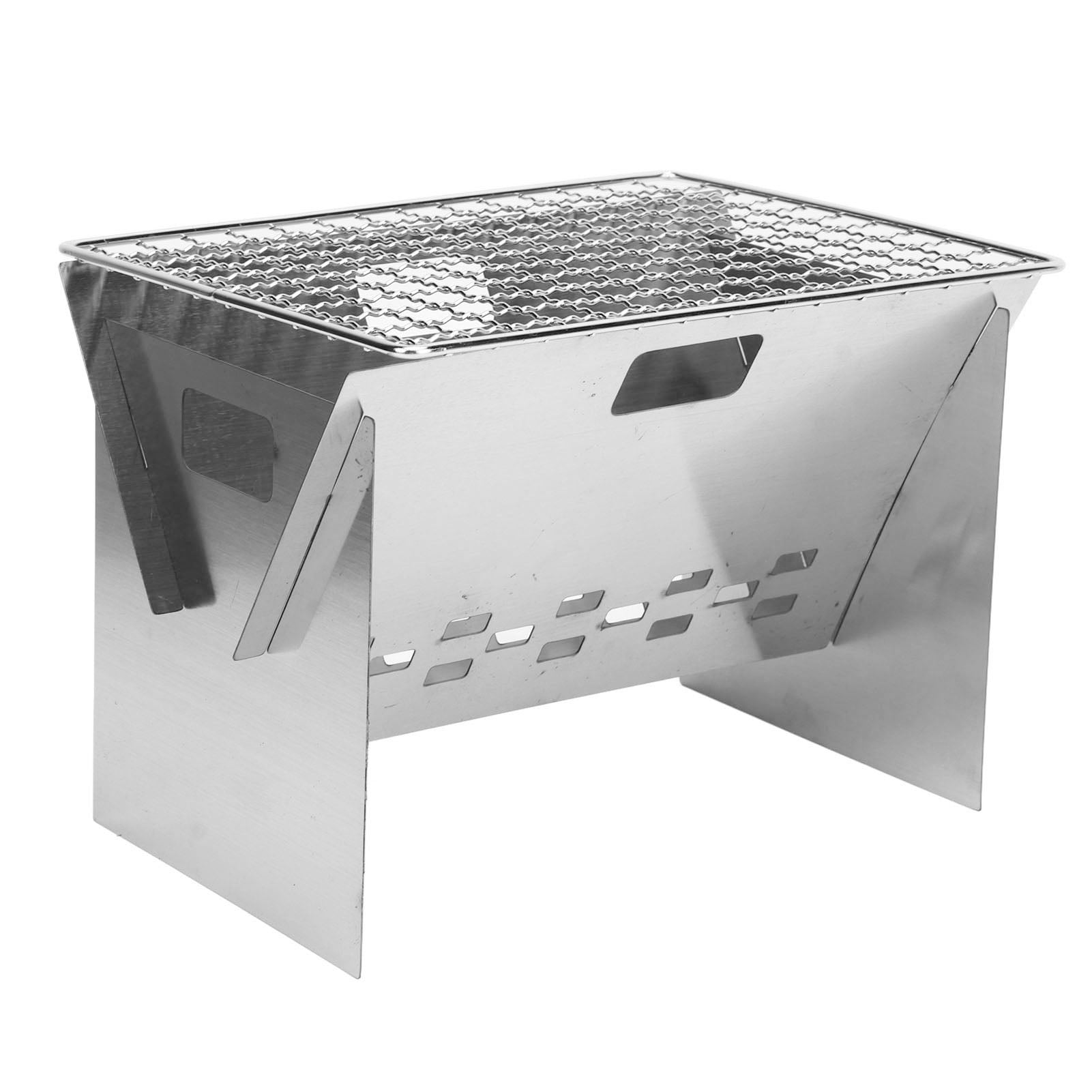 Portable Folding Charcoal Grill,Folding Charcoal BBQ Grill Portable Barbecue Grill Detachable Camping BBQ Grill Achieve More