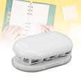 thumbnail image 1 of 3 Hole Puncher Mini Handheld Paper Punch with Left Right Alignment Scales Compact Portable Puncher for Student Use, 1 of 7