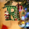 thumbnail image 3 of Nilvkv 26 Letters Christmas Tree Decoration Pendant Christmas Tree Ornaments Personalized DIY Christmas Ornaments Christmas Decoration Xmas Tree Hanging Decor Feature, 3 of 6