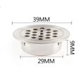 thumbnail image 2 of MYG 10X Cache-Grille Rond en Métal pour Armoire et Placard Ventilation Maison, 2 of 6