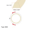 thumbnail image 2 of Unique Bargains 2pcs M38 Industrial Sewing Machine Belt 990mm Outer Girth Rubber Triangle V-Belt, 2 of 7