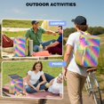 thumbnail image 5 of Retro Checkerboard Cooler Backpack - 20L High-Capacity Insulated Lunch Bag for Camping, Hiking & Outdoor Fun, 5 of 5