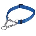 thumbnail image 1 of MPP Chain Martingale Dog Collar Choke Style Safety Control Training Pick Color & Size (Blue 13" - 18"), 1 of 1