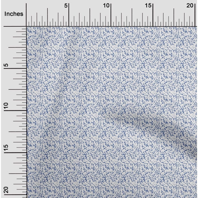 oneOone Cotton Poplin Twill Medium Blue Fabric Abstract Texture Sewing Craft Projects Fabric Prints By Yard 56 Inch Wide