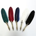 thumbnail image 5 of Carving Feather Pen Set Antique Dip Feather Pen Set Calligraphy Pen Pen Set Gift, 5 of 5