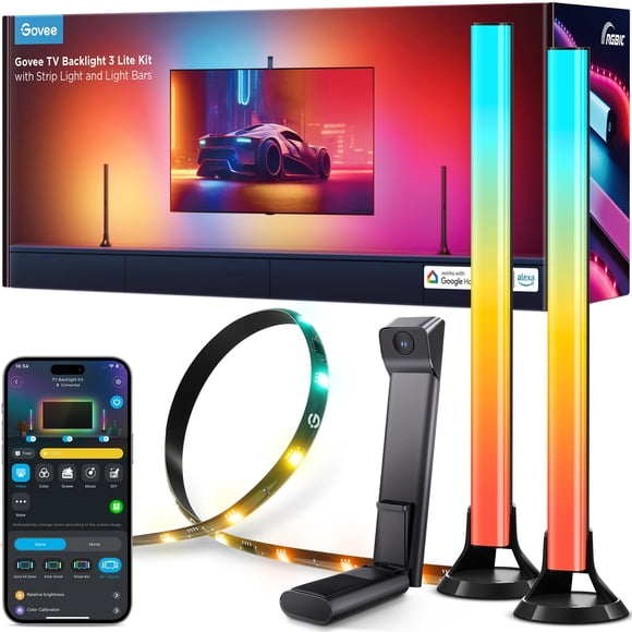 TV Backlight Govee 3 Lite Kit RGBICW 11.8ft for 55-65in TVs
