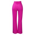thumbnail image 4 of Womens Trousers, Women Tight And Versatile High Waisted Elastic Solid Color Pants, Work Pants, 4 of 7