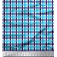 thumbnail image 1 of Soimoi Rayon Fabric Gingham Check Print Fabric by Yard 42 Inch Wide, 1 of 3