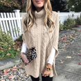 thumbnail image 1 of IMENGL Long sleeves plus size sweater dress, Beige 2XL, Size M-2XL, 1 of 5