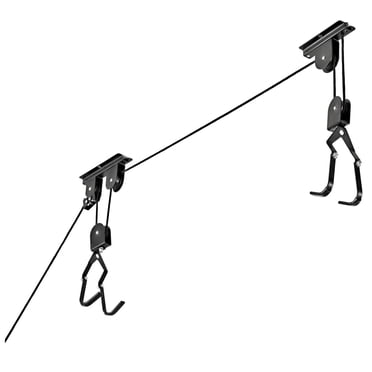Stanz (tm) Garage Utility Ceiling-Mounted Bike Lift, Mountain Bicycle Hoist