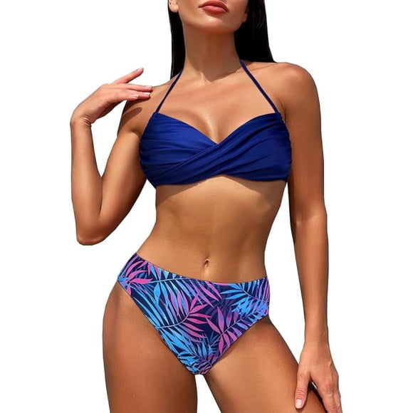 Women's Bathing Suits for Women 2 Piece Bikini Sets High Waisted Swimsuits Tummy Control Bikinis