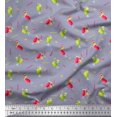 thumbnail image 1 of Soimoi Polyester Crepe Fabric Straw & Juice Beverages Decor Fabric Printed Yard 52 Inch Wide, 1 of 3