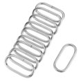 thumbnail image 1 of Unique Bargains Silver Tone Oval Buckles Iron Electroplating (10 Pack), 1 of 4