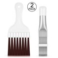 thumbnail image 1 of Langgg 2PCS Air Conditioner Brush Stainless Steel Flap Comb Brush Refrigeration Tool, 1 of 6
