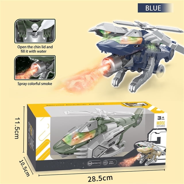 Liyamei Children's Transformation Blowtorch Airplane Toy Airplane Which Can Between Airplane And Robot Modes Bringing And Excitement To Children.