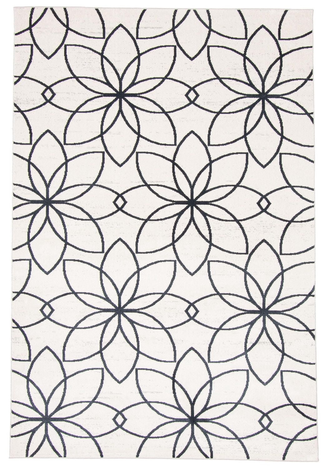 Tapis Lavable ECARPET Floral pour Chambre, Salon, Chambre d'Enfant, Couloir
