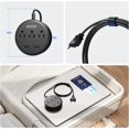 thumbnail image 4 of European Travel Plug Adapter, US to European Plug Adapter with 3 American Outlets & 2 USB International Power Adapter,Europe Travel Essentials Type C for Europe Travel, 4 of 7