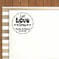 thumbnail image 2 of Printtoo Personalized Red Self Inking Wedding Favor Rubber Heavy Duty Stamp Let Love Grow Round Custom&nbsp;Stamper-40 mm, 2 of 6