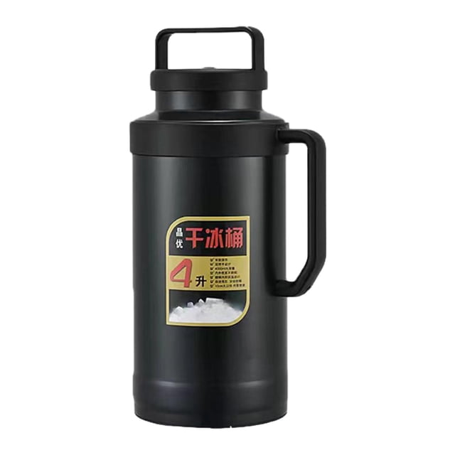 GROWTH TANK Seau Automatique à Soulagement de Pression Rangement pour Cuisine Bars VR Noir 4 L