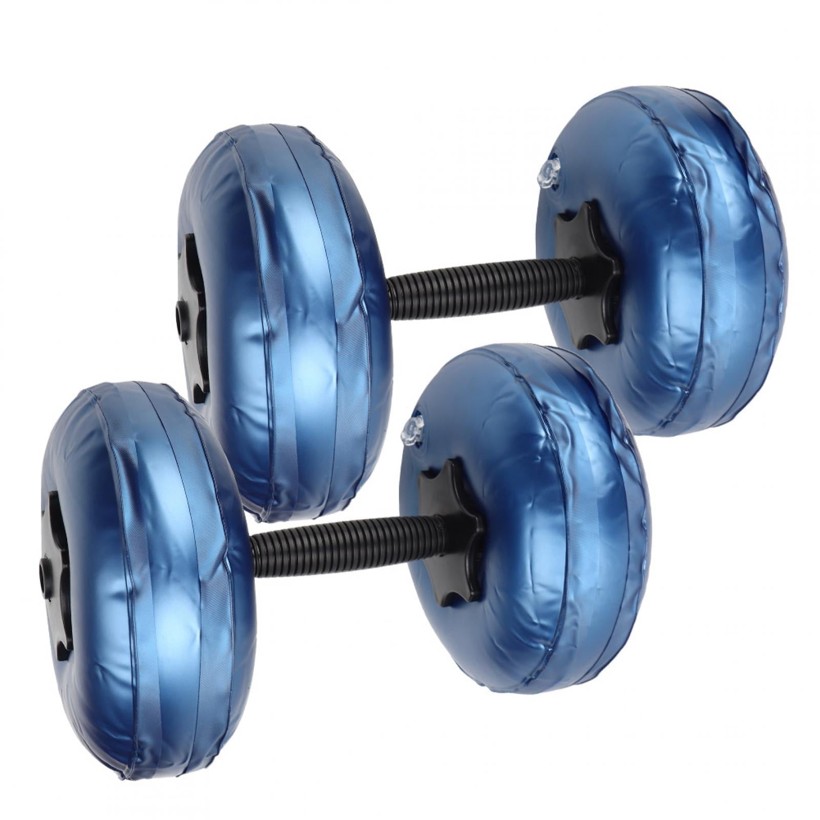 Water Filled Dumbbell, Muscle Training Dumbbell Portable Fitness Dumbbell, Men For Home Travel Women Blue 8-10KG  Dumbbell