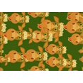 thumbnail image 1 of Ahgly Company Machine Washable Indoor Rectangle Transitional Dark Bronze Brown Area Rugs, 2' x 3', 1 of 7