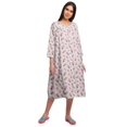 thumbnail image 2 of Moomaya Chemise de Nuit d'Allaitement en Coton Imprimée pour Femmes, 2 of 6